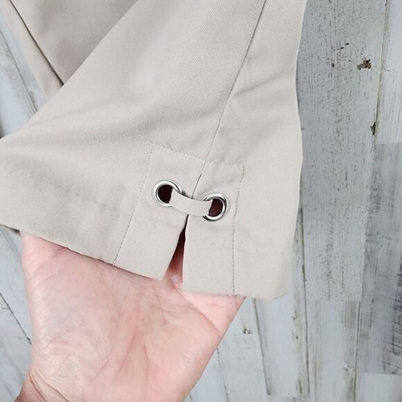 Allison Daley Cropped Capri Pants Tan Size 14p - Picture 6 of 9